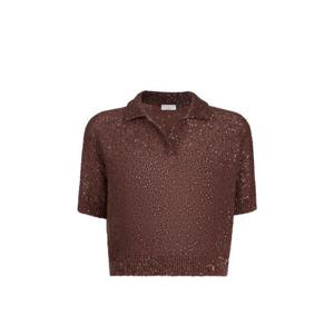 Brunello Cucinelli sequin polo shirt MDJ547605C9092