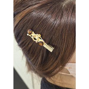 [JJQUEEN] 레지나 오스트리아크리스탈 악어핀 HR1747