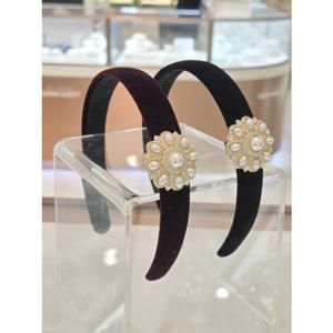[JJQUEEN] 그레이스 벨벳 머리띠 HR1767 HR1768