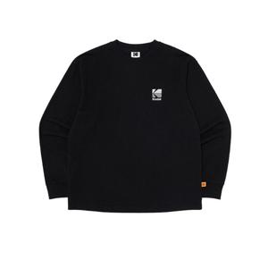 코닥 빅로고 그래픽 긴팔 티셔츠 B1 K5123ERL36 BLK GRY IVR PNK