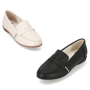 엘칸토 마쯔 여성 베이직 웨빙 컴포트 로퍼 1.5cm LCWC95M613