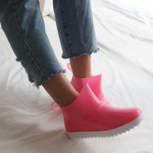 여성 장화 신발 장마철 고무신 앵클 부츠 비올때 레인