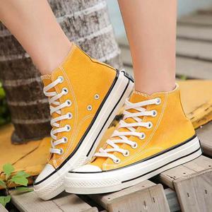 커플 스니커즈 캔버스 운동화 패션 편한 발목 신발