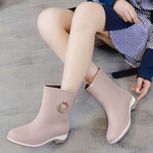 숏부츠 여름 장마 부츠 고무 신발 레인 슈즈 대비