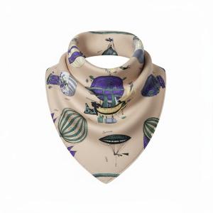 [비꼴리끄(여성)]실크 벌룬 사각 스카프 B234AM3050