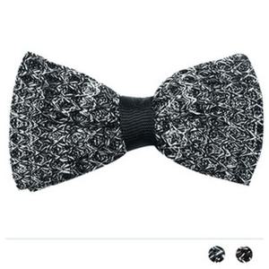 철수세미 니트 보타이