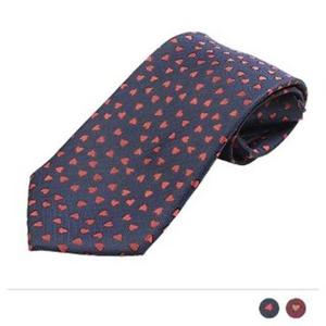 하트 도트 넥타이