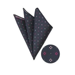 핑크 포인트 네이비 행커치프