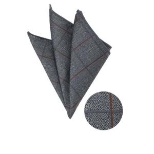 와인 라인 그레이 행커치프