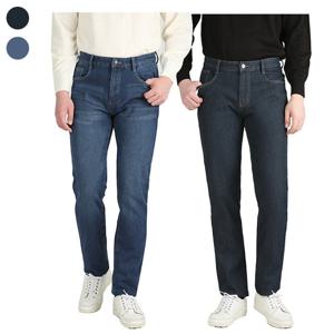 [리빌모아]남자 겨울 워싱 스판 기모 청바지 LV-L-JE-381