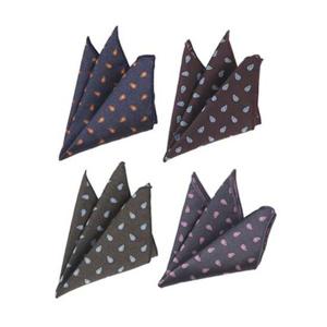 미니 페이즐리 도트 행커치프