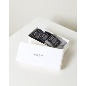 [헤지스] 남성 패턴 면혼방 장목양말 3종세트 HZSS6E802MU