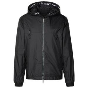26 SS 몽클레어 Junichi 주니치 로고 프린트 후드 자켓 블랙 1A0017568352