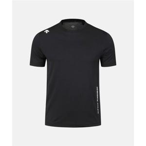 데상트 트레이닝 반팔 티셔츠 블랙 SR123TTS21 SR123TTS21_BLK0 301546