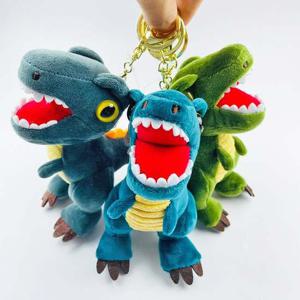 티라노 공룡 원터치링 휴대용 가방걸이 키링