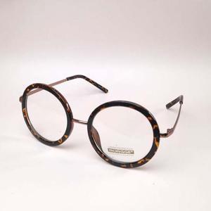 동그란 원형 메탈+뿔테 패션 안경 RORGGE 7778