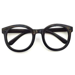 안경태 알없는 큰안경테 가벼운뿔테 검정