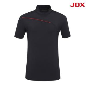 [JDX] 남성 아이스샷 절개 모크넥 반팔티(X5TSU2516BK)