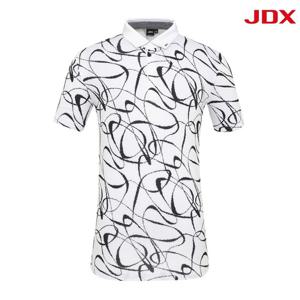 [JDX] 남성 패턴 메쉬 카라티셔츠(X5TSU2567WH)