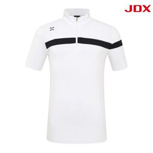 [JDX] 남성 아이스샷 가슴배색 반집업(X5TSU2521WH)