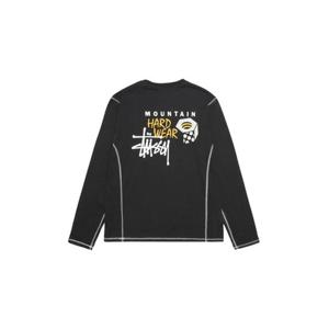 Stussy스투시 x 마운틴 하드웨어 롱슬리브 티셔츠 스텔스 그레이 OM0882