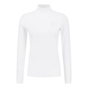 파리게이츠골프긴팔티 NQC 521E1TI203_WH 여성 배색 로고 스트레치 긴팔 티셔츠