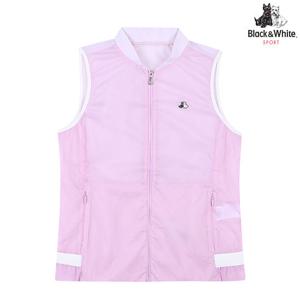 [블랙앤화이트] 여성 여름 경량 프릴단 베스트 1042LCOB_PINK