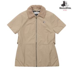 [블랙앤화이트] 여성 가을 씬다운 반팔 베스트 1042LXGN_BIEGE