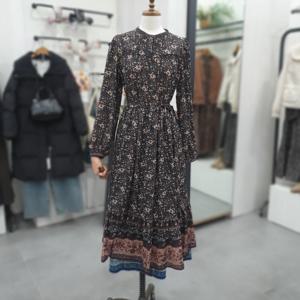 [써스데이아일랜드]요크 파이핑 원피스 T248AOP639W