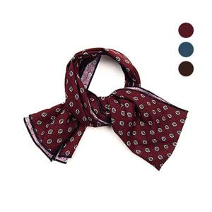 네잎클로버 패턴 디자인 스카프넥타이