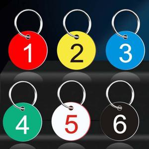 숫자 열쇠고리 번호판 키링 1-50 세트 M13027