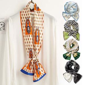 여성 간절기 패턴 직사각 롱 스카프