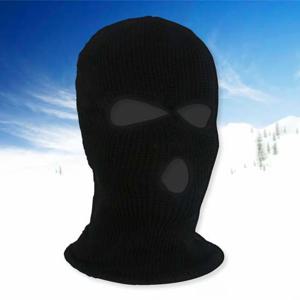 키밍 겨울 복면 가면 니트 모자 마스크 블랙 방한모자