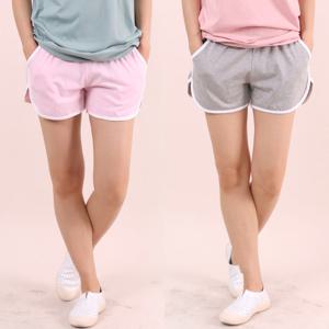 나야홍 / 빅사이즈팬츠 6000L601 데이배색반바지 WW