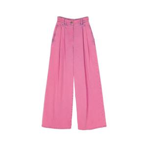 [엘러브] 샤넬 21S 워싱 와이드 데님 팬츠 34 네온핑크 6ET0099