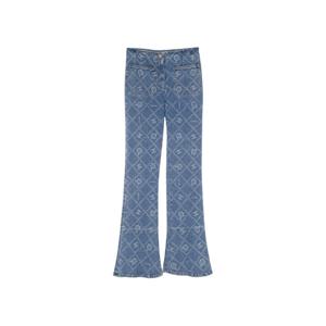 [엘러브] 샤넬 23A CC로고 까멜리아 워싱 데님팬츠 38 블루 6ET0225