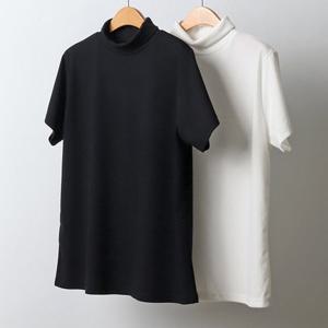 나야홍 / 빅사이즈티 J369L601 에브리하이폴라반팔티 WX