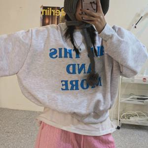 나야홍 / 빅사이즈 601 올디스가오리숏맨투맨 DGBX024