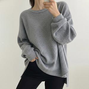 나야홍 / 빅사이즈 601 부드러운언발컷니트 DMAX018