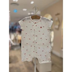 M밍크뮤D 26SS (WH)쁘띠니모인견반팔우주복 실내복 신생아 (3637004115)