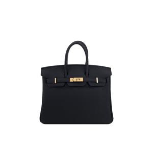 [엘러브] 에르메스 벌킨25 블랙 금장 K각인 6HH0019