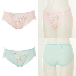 [와코루] 봄 광고메인 플로럴 루미너스 깔끔한 여성 햄라인 팬티 WPTC261H