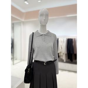 [숲]카라 스판 오픈단추 니트  SC2LK321