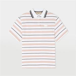 메종키츠네 스트라이프 플레어 폴로 반팔 티셔츠 GW00202KJ0069