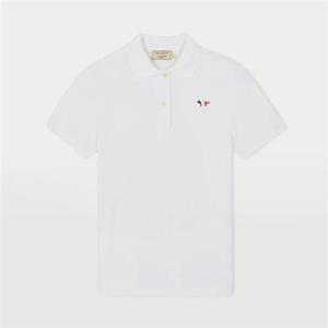 메종키츠네 트리컬러 폭스 패치 폴로 반팔 티셔츠 GW00210KJ7002