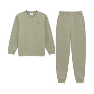 [푸마 주니어]푸마 에센셜 엘리베이티드 스웨트 트레이닝복세트 츄리닝 러닝복 올리브 689723-82