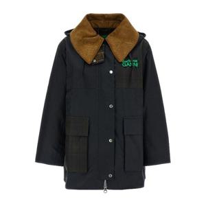 바버 왁스드 코튼 코듀로이 칼라 파카 LWX1527LWX NY71