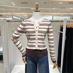 [밸리걸] 레이어드 스트라이프 니트 617420