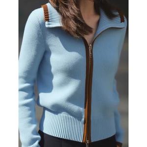 [예쎄](예쎄) 라인배색 집업 가디건(S5WCD032A)