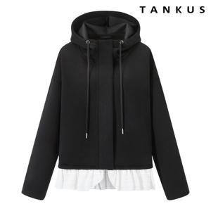 [탱커스]데일리 집업 레이어드 후드 긴팔 자켓 (TY1JK005L0)